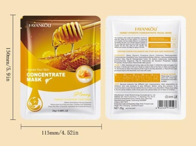 Mascarilla Facial de Miel
